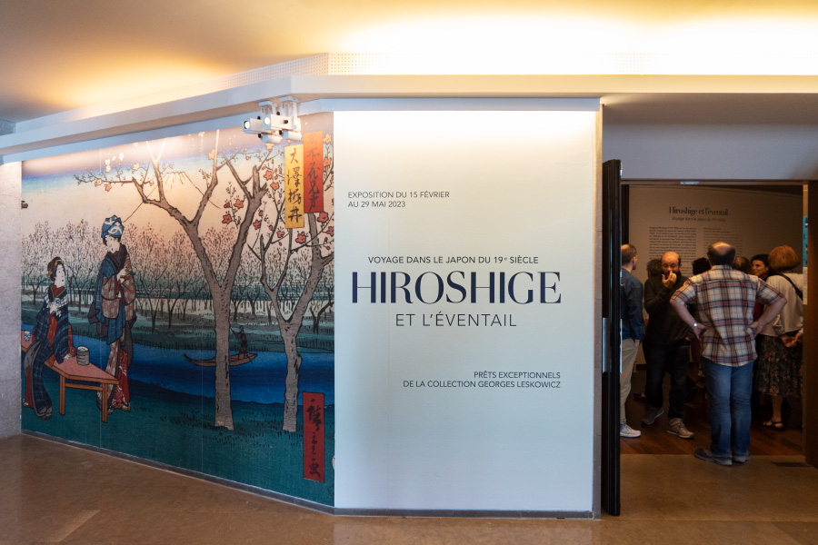 Hiroshige et l'vantail