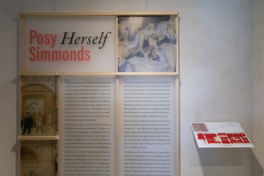 Posy Simmonds. Herself